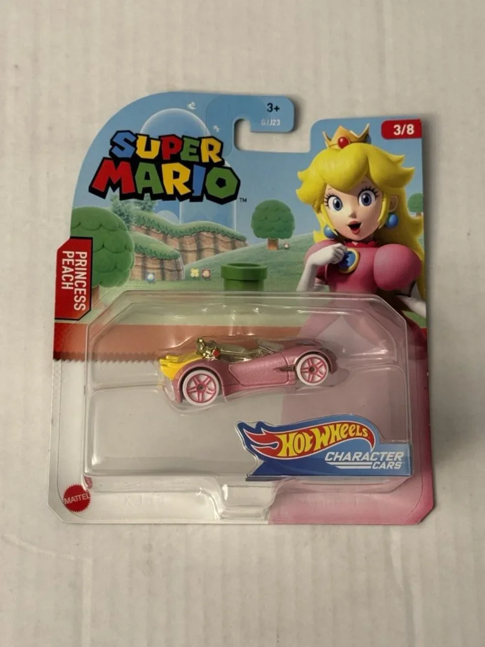 2020 Hot Wheels Super Mario Princess Peach 3/8 New NIP GPC11-0910 NRFP HW5